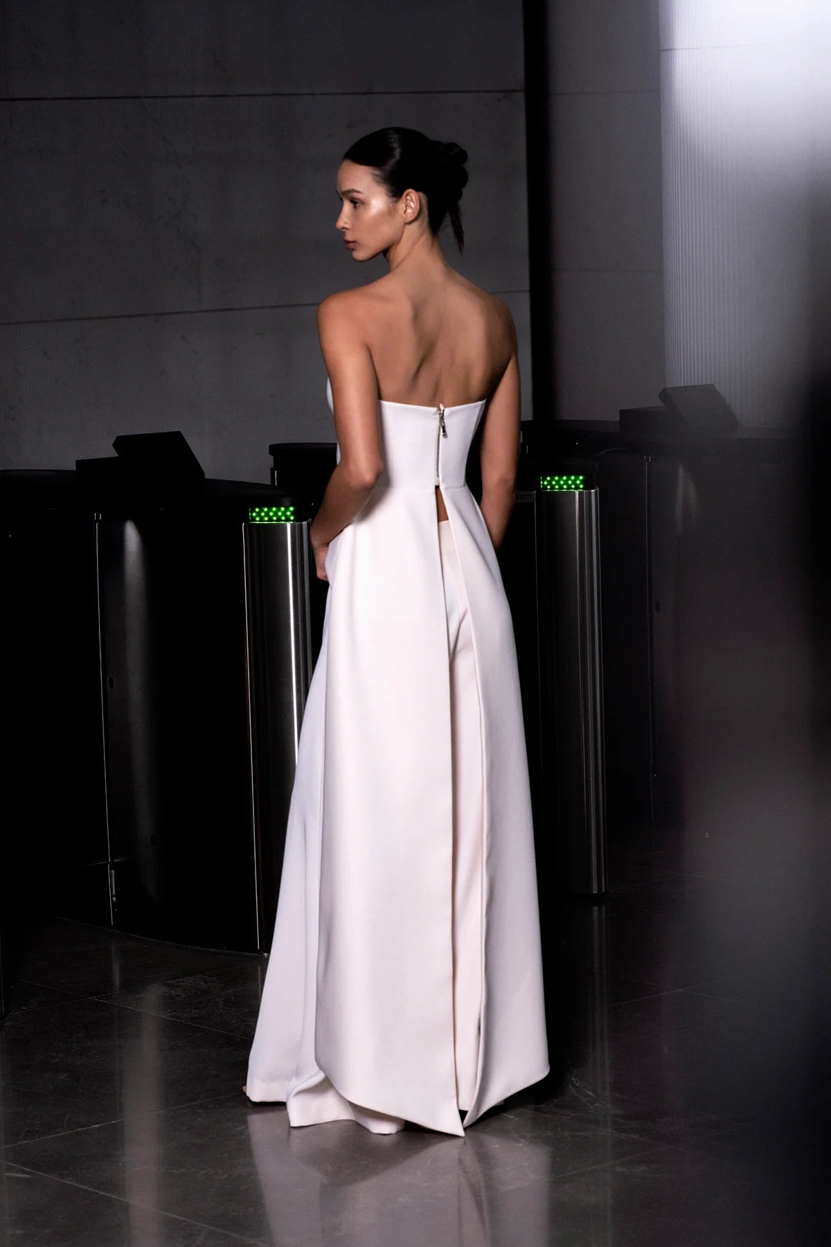 Straplez Kuyruk Detaylı Abiye Takım 2224