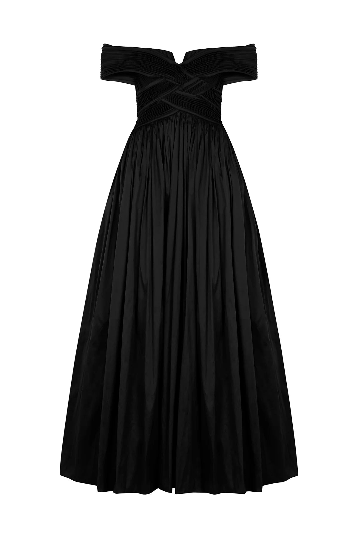 GÖĞÜS DEKOLTELİ OMZU AÇIK STRAPLEZ UZUN ABİYE ELBİSE 2240