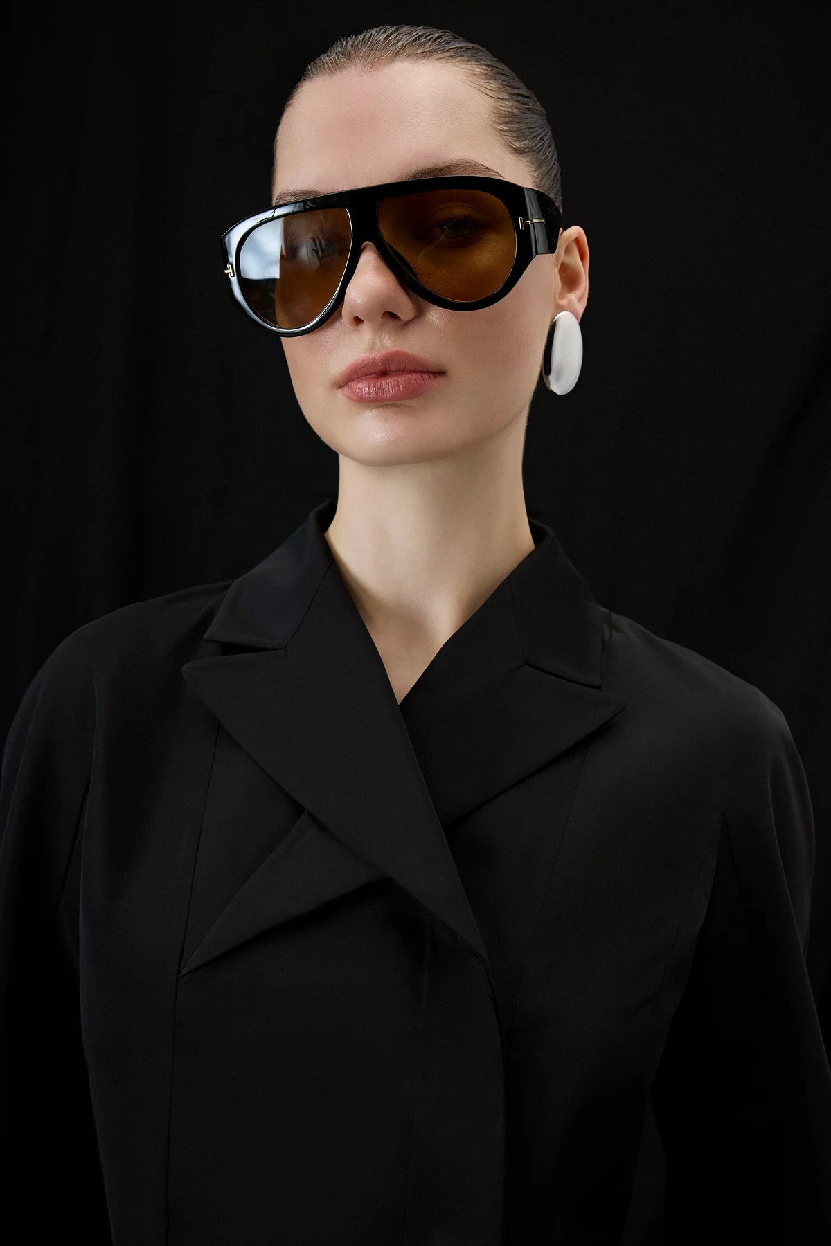 DÜZ KESİM YAKA DETAYLI CEKET ETEK TAKIM2255