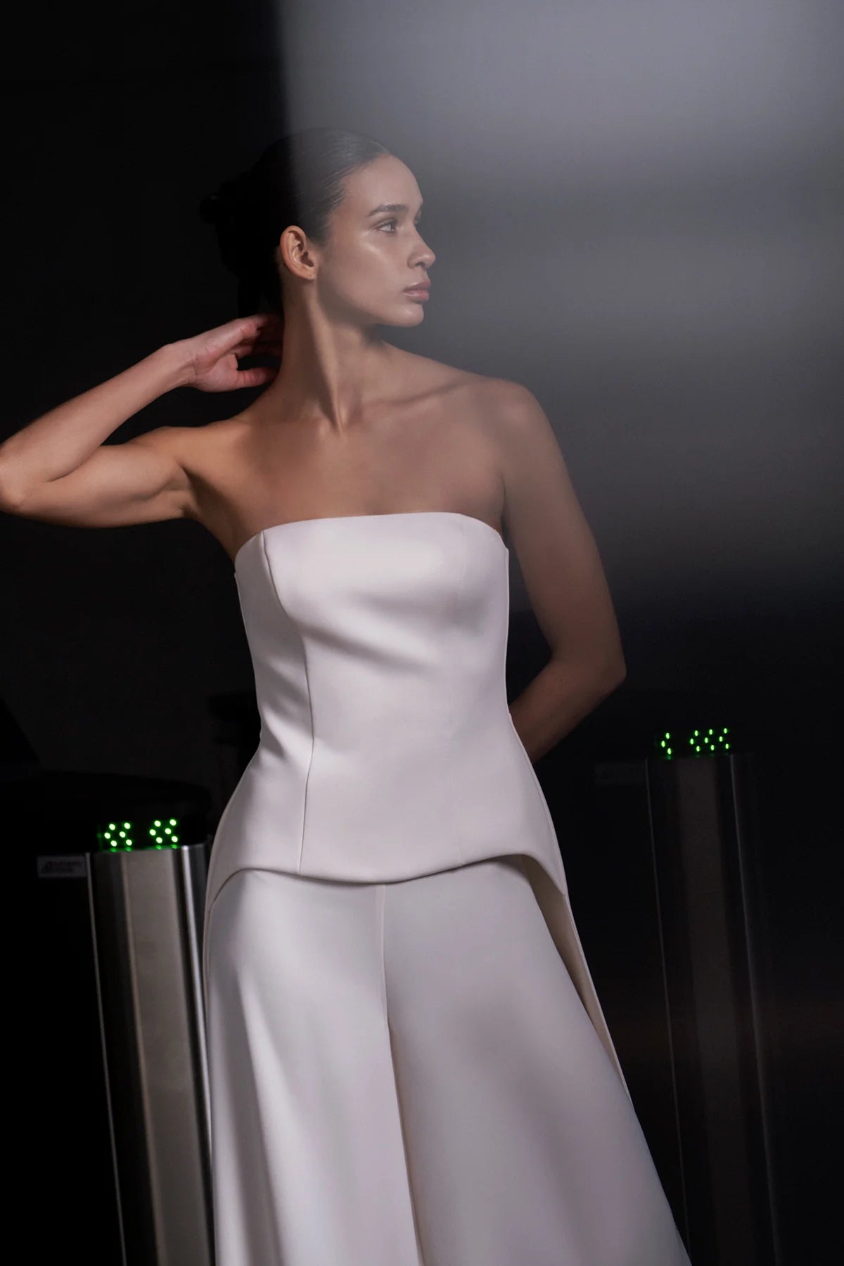 STRAPLEZ KUYRUK DETAYLI ABİYE TAKIM 21033