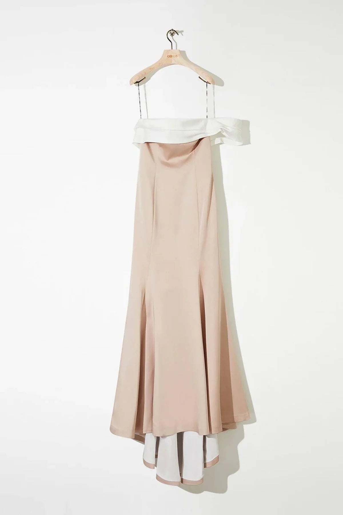 STRAPLEZ KUYRUKLU BALIK ELBİSE 2115